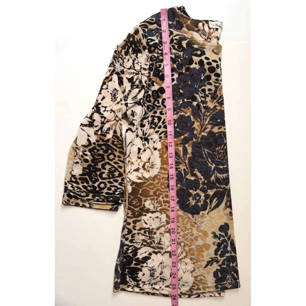Tantrums Womens‎ Maximalist Top Size S Y2K Floral Fairy Grunge Goblincore Indie - Picture 7 of 9